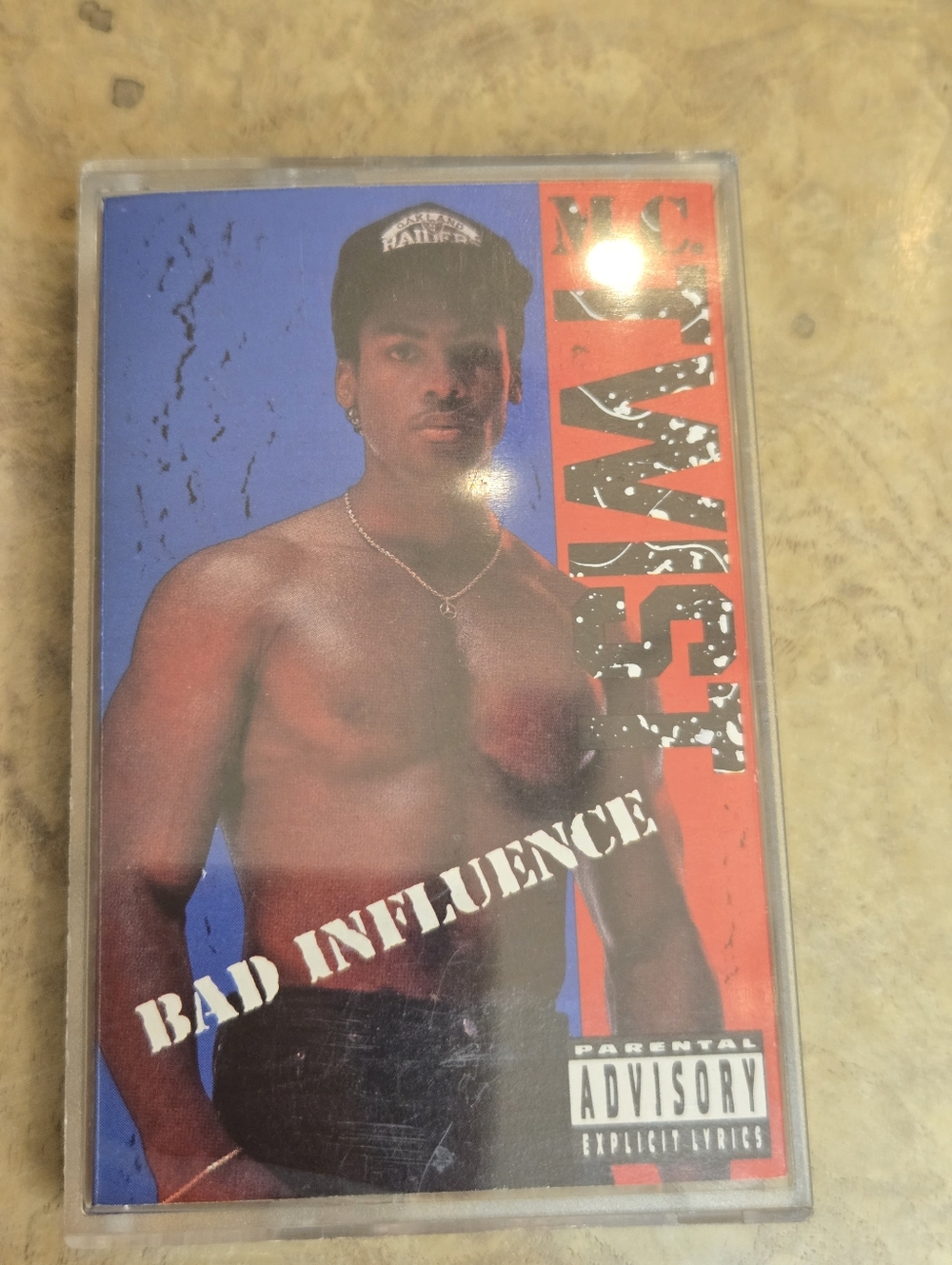 MC Twist "Bad Influence" Cassette — Blue & Red Cover